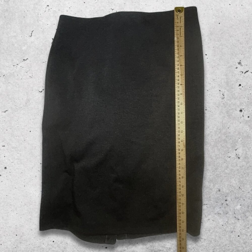 Philosophy Pencil Skirt Clean Lines Tailored Fit Comfortable Fabric‎ Black W 10 - Picture 6 of 8